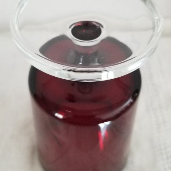 Vintage Cristal D'Arques Durand France Cavalier Ruby Glass Wine Glass - Picture 4 of 4